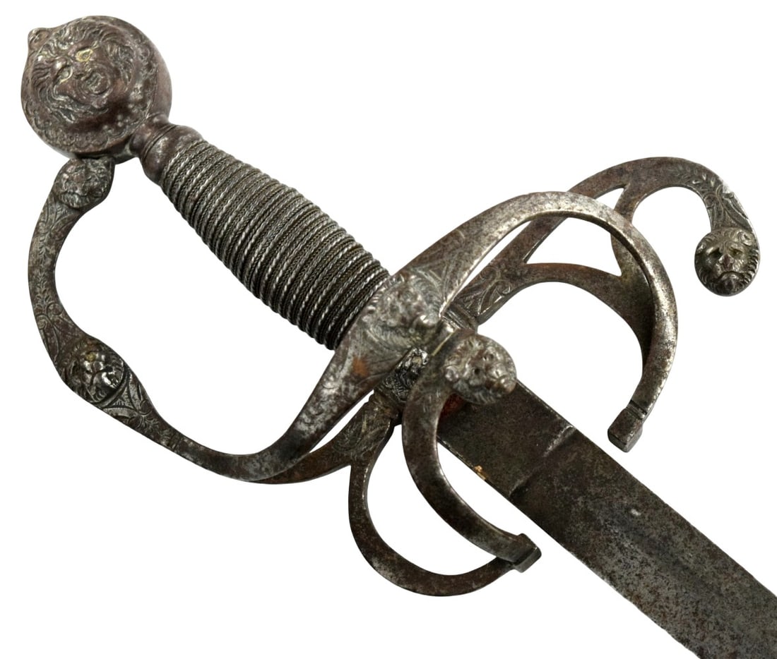 17th Century German or Italian Transitional Rapier with complex swept-hilt Construction (1 of 20)