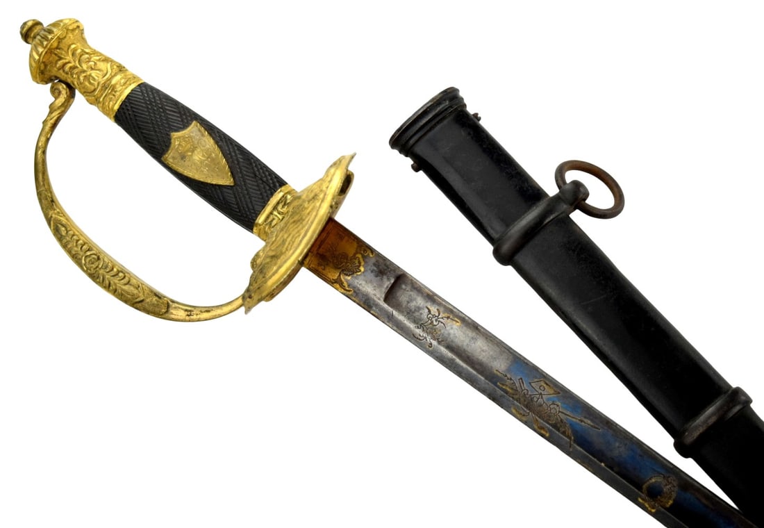 French Officerâ??s Sword with Weyersberg Solingen Blade, First Half 19th Century (1 of 20)
