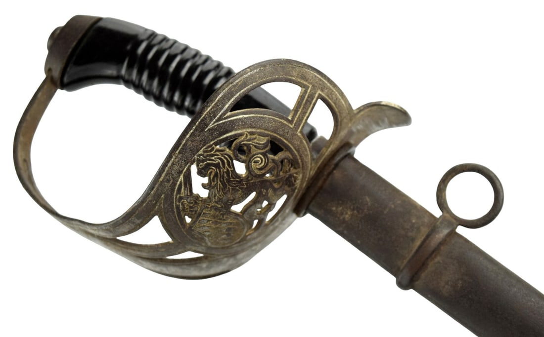 19th Century Antique Royal Bavarian Cavalry Officers Sword (1 of 20)