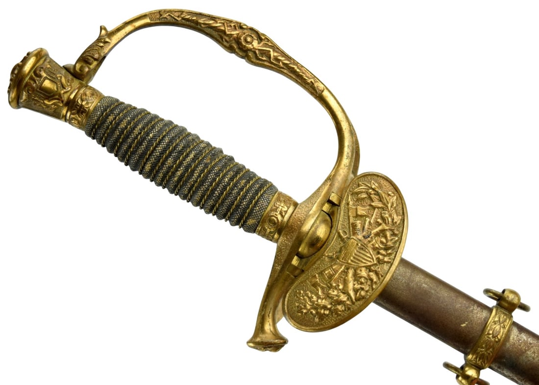 U.S. Model 1860 Staff and Field Officers Sword.: U.S. Model 1860 Staff and Field Officers Sword. This pattern was one of the most long-lived in U.S. Army history, remaining in use for over 40 years from its adoption in 1860 until it was replaced in