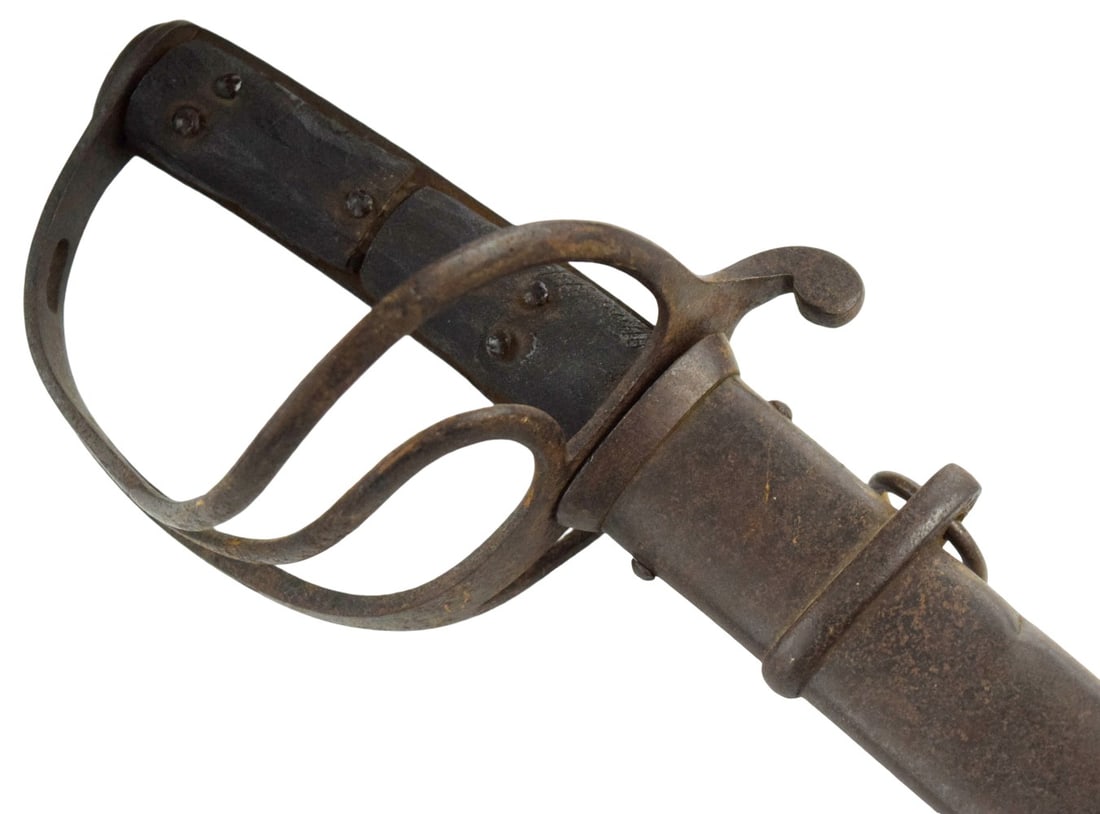 Civil War Period Confederate British Pattern 1853 Cavalry Sword with Scabbard (1 of 20)