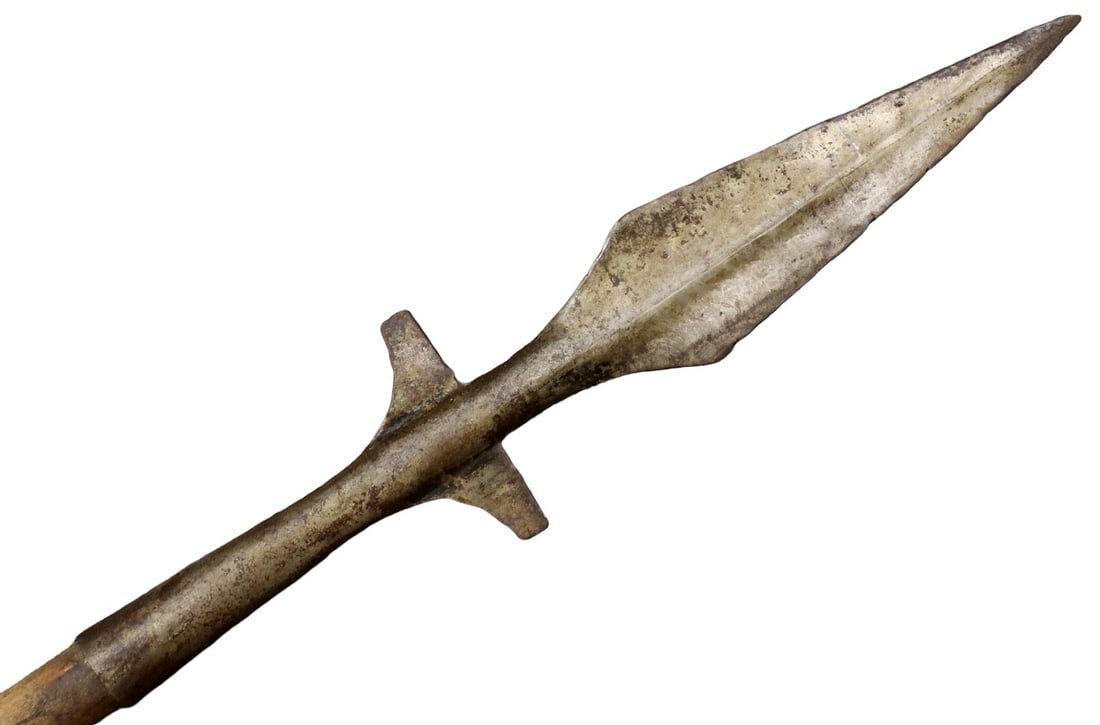 American Revolution era Spontoon Polearm Spear Lance Halberd Head, Possibly American Made & Well (1 of 20)