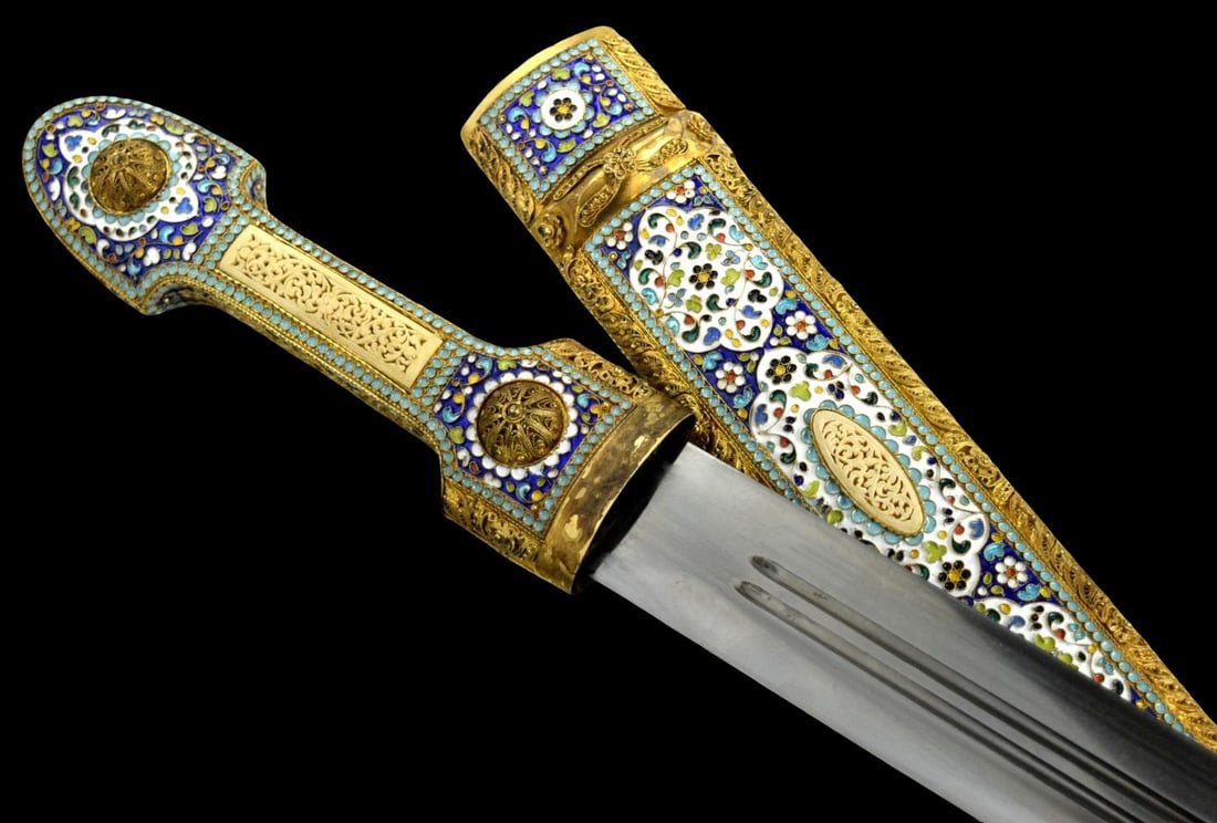 Very Large and Impressive Russian Caucasian Presentation KINJAL Dagger Sword (1 of 20)