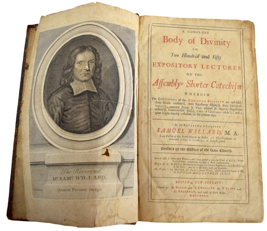 1726 Complete Body of Divinity by Samuel Willard 1st Edition (1 of 12)