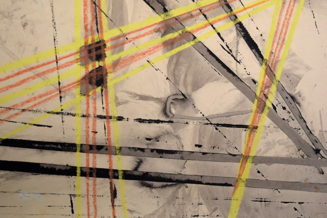 Mid Century Modern Abstract Painting - 4