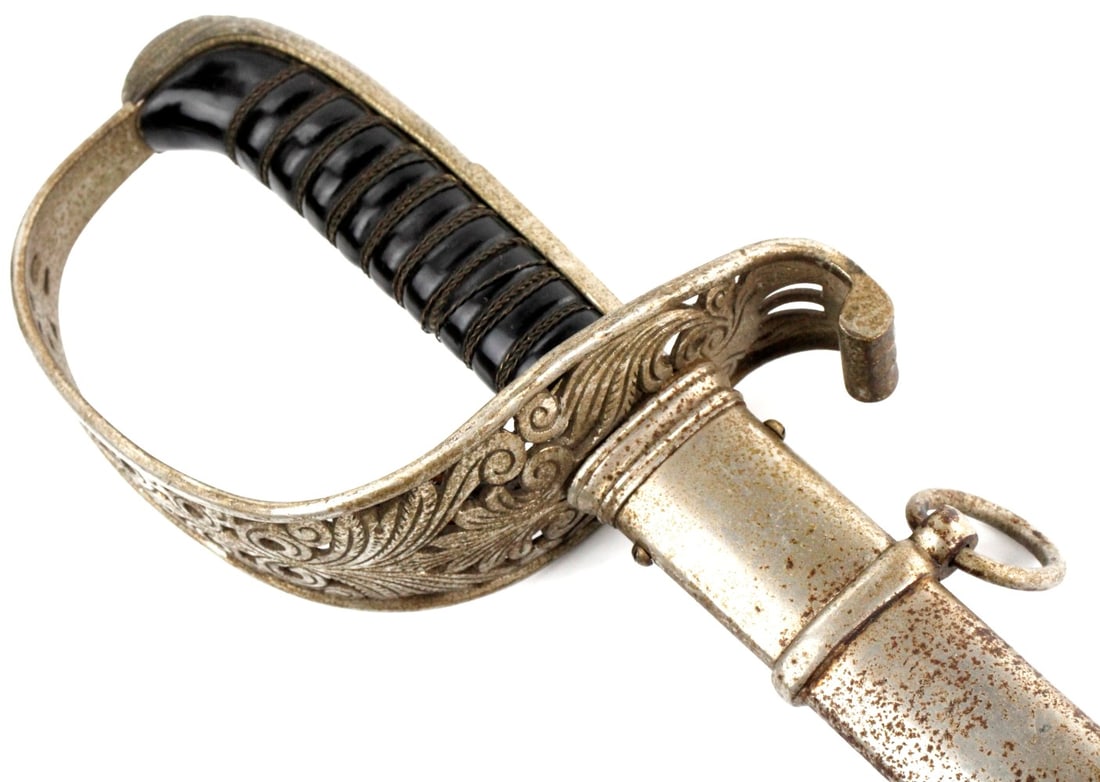 Antique Austro-Hungarian Infantry Officer's Saber by Carl Eickhorn, Solingen, Germany, with Steel (1 of 20)