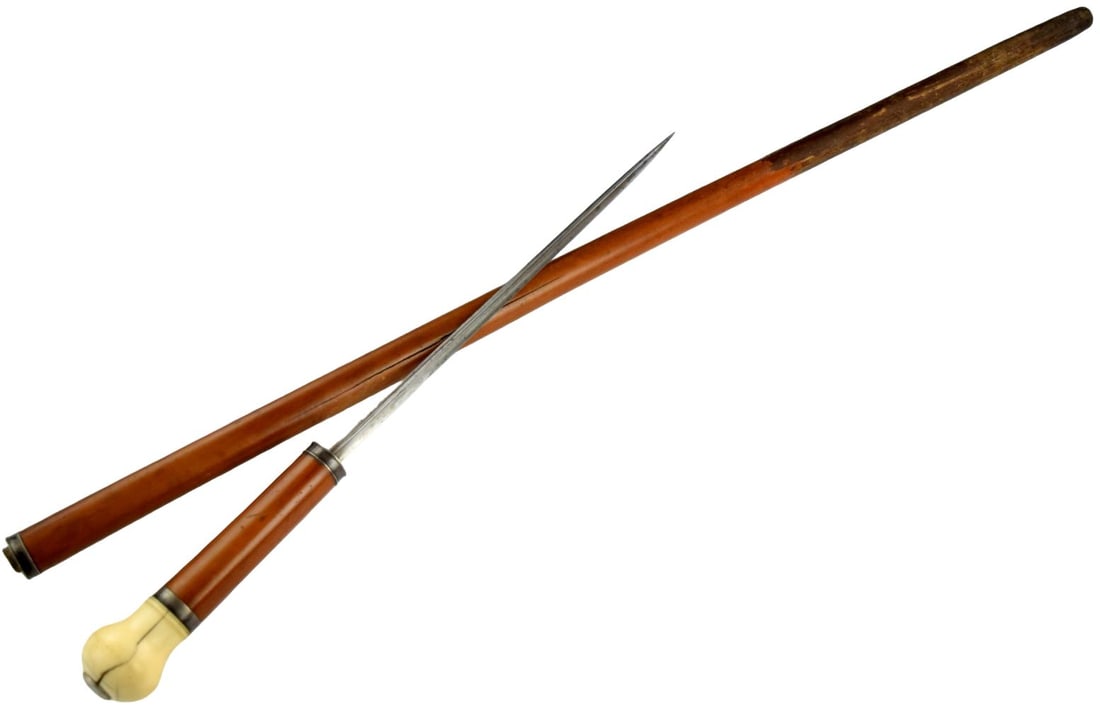 Fine 19th Century Navy Sword Cane English or French (1 of 16)