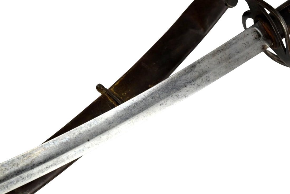 Antique British pattern 1821 light cavalry saber sword - 11
