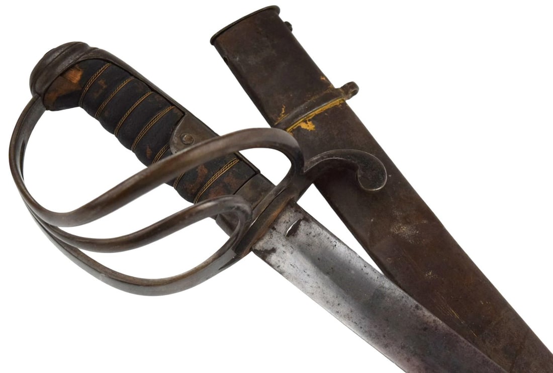 Antique British pattern 1821 light cavalry saber sword (1 of 20)