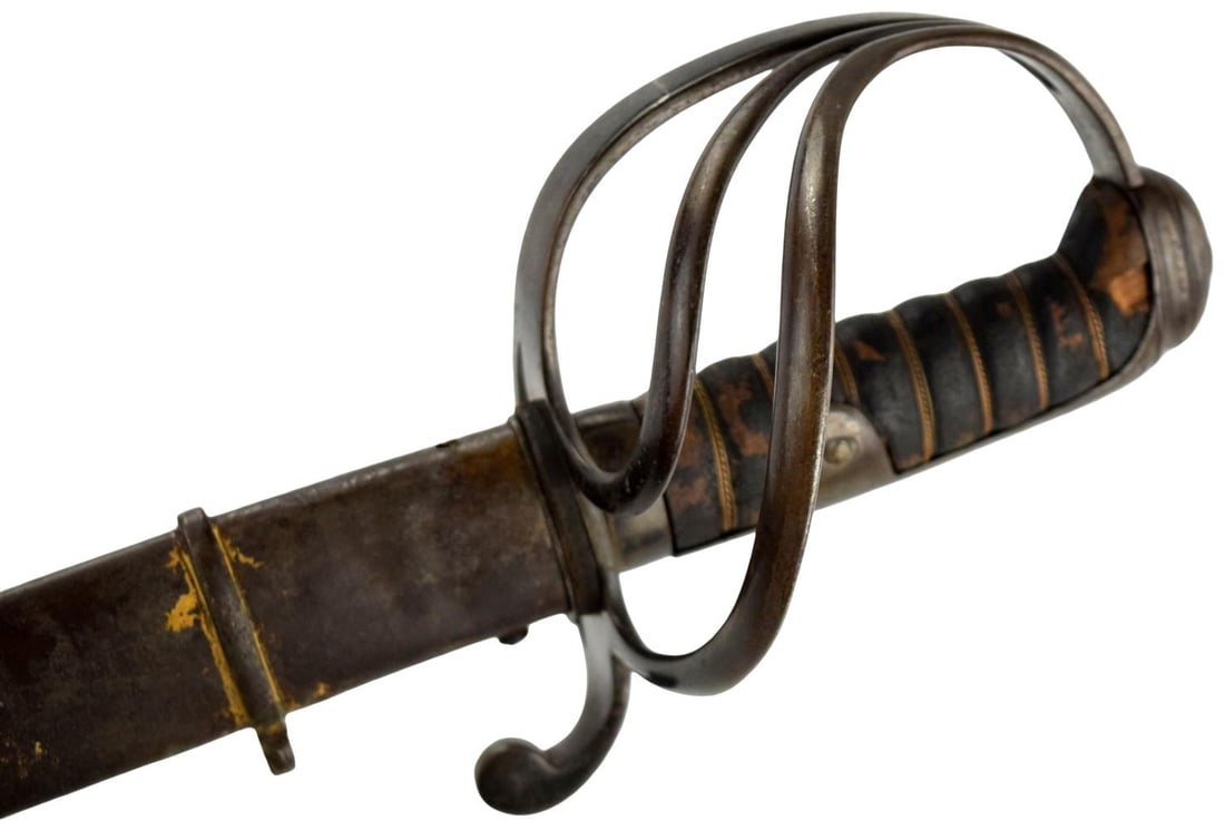 Antique British pattern 1821 light cavalry saber sword - 20