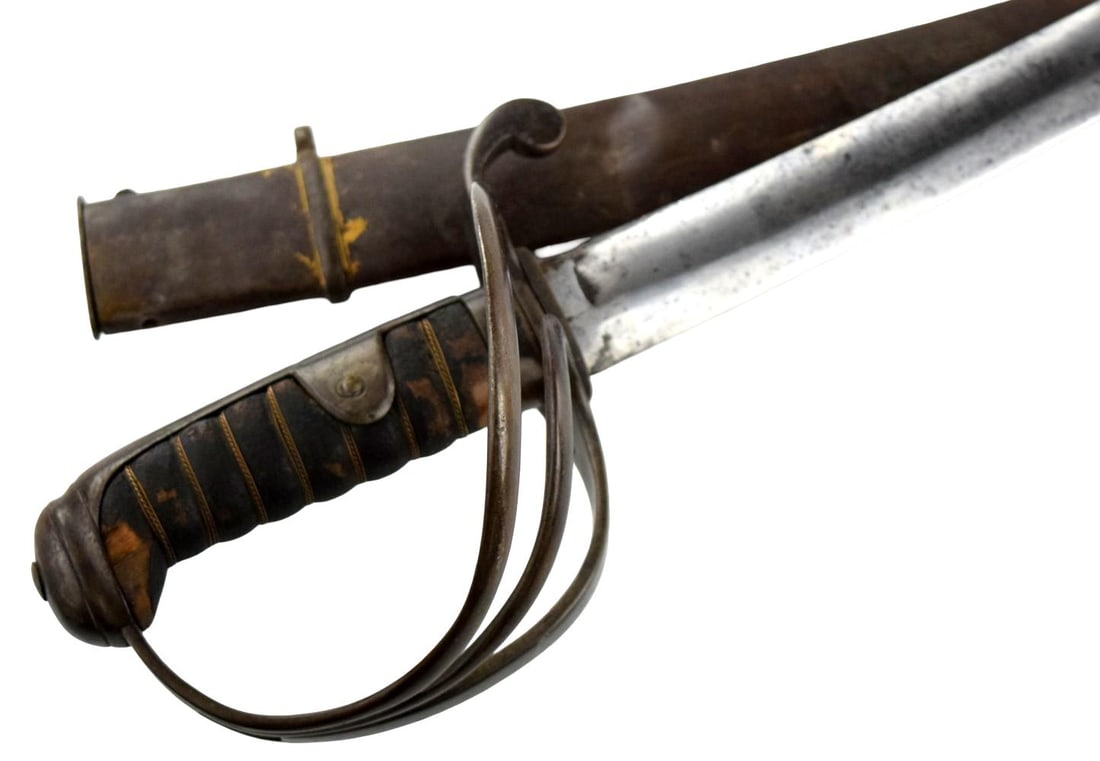 Antique British pattern 1821 light cavalry saber sword - 4