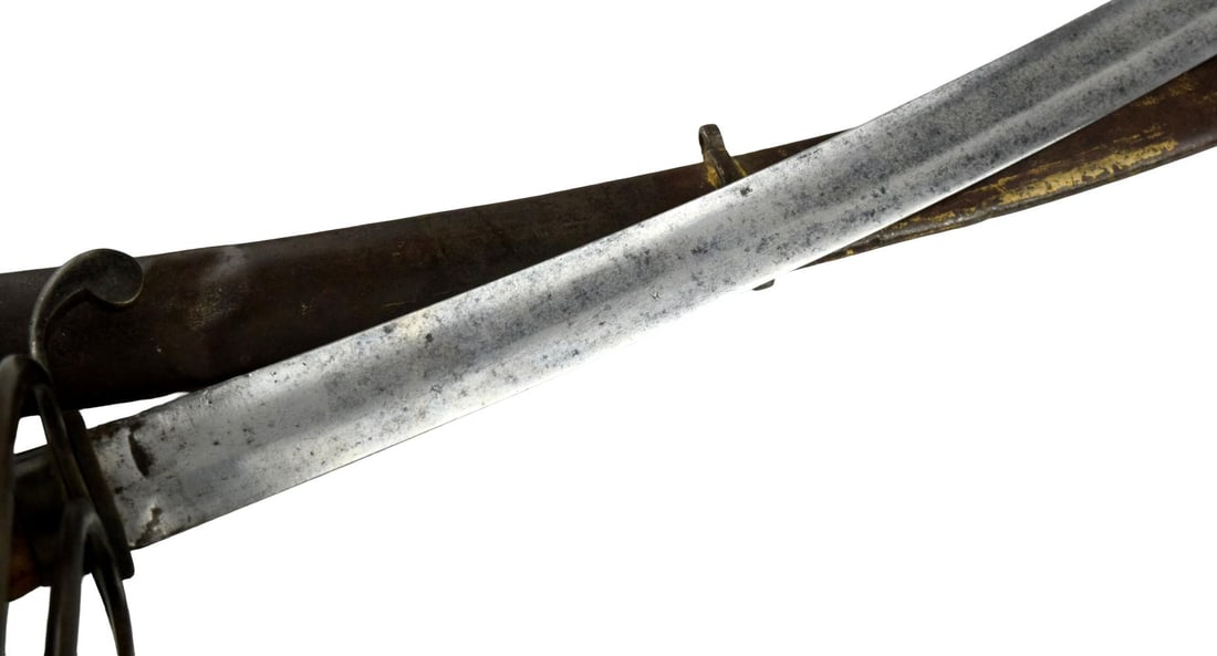 Antique British pattern 1821 light cavalry saber sword - 6