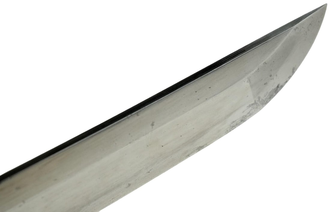 Japanese Wakizashi in Mounts and Shirasaya, Mumei Attributed to Hisahiro, with NBTHK Hozon - 14