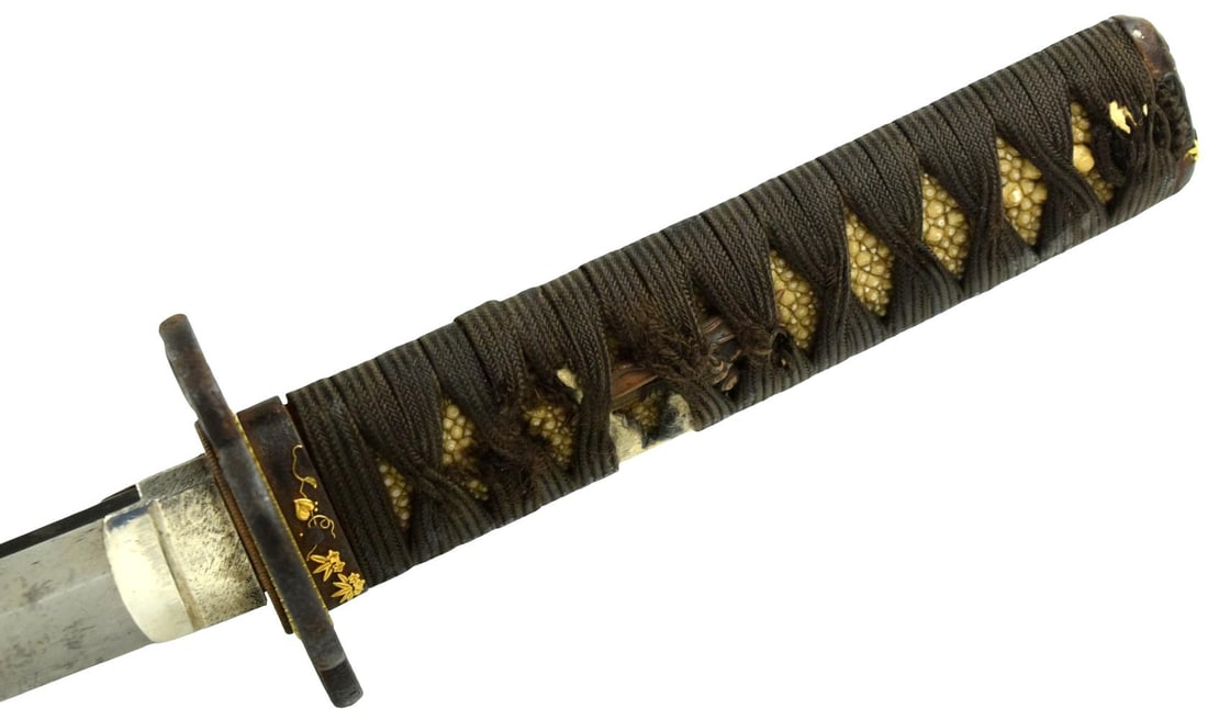 Japanese Wakizashi in Mounts and Shirasaya, Mumei Attributed to Hisahiro, with NBTHK Hozon - 16