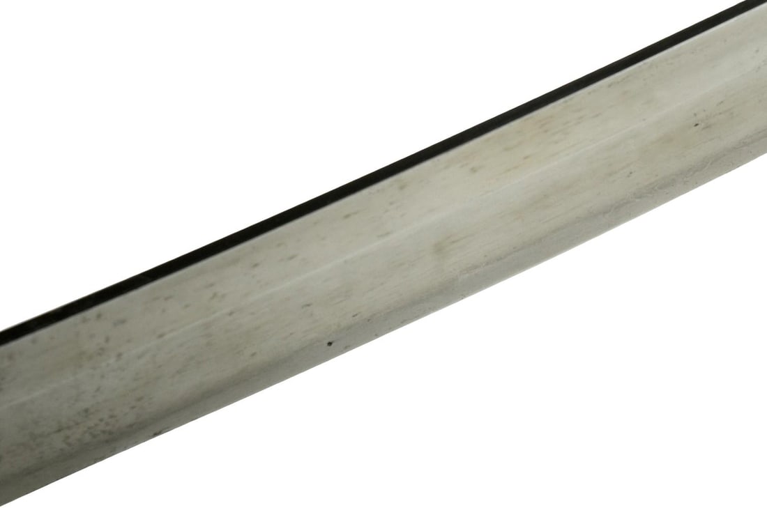 Japanese Wakizashi in Mounts and Shirasaya, Mumei Attributed to Hisahiro, with NBTHK Hozon - 9