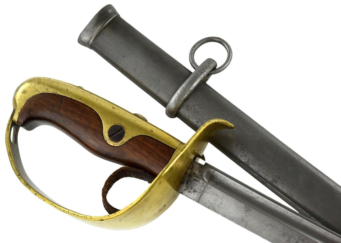 Imperial Japanese Meiji 25 (1892 Pattern) Cavalry Trooper Sword with Scabbard (1 of 20)