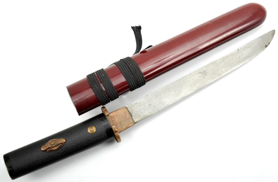 Antique Japanese Tanto Knife Dagger in Beautiful Mounts (1 of 15)