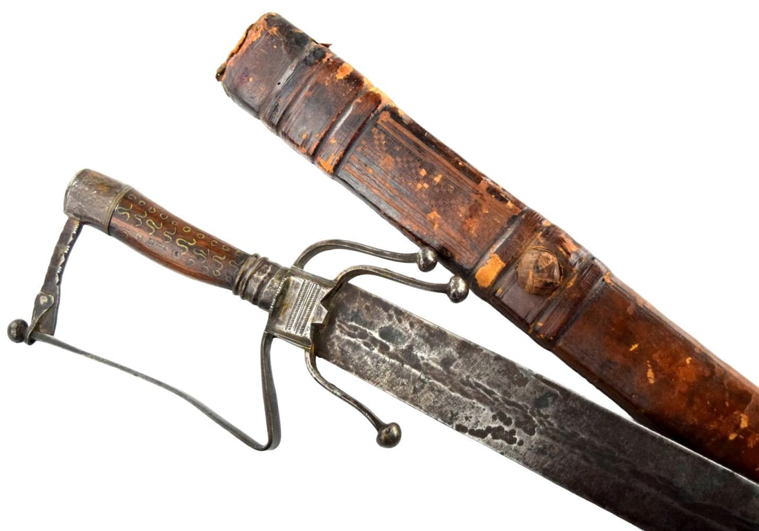 19TH C. ARABIC ALGERIAN NIMCHA SWORD (1 of 18)