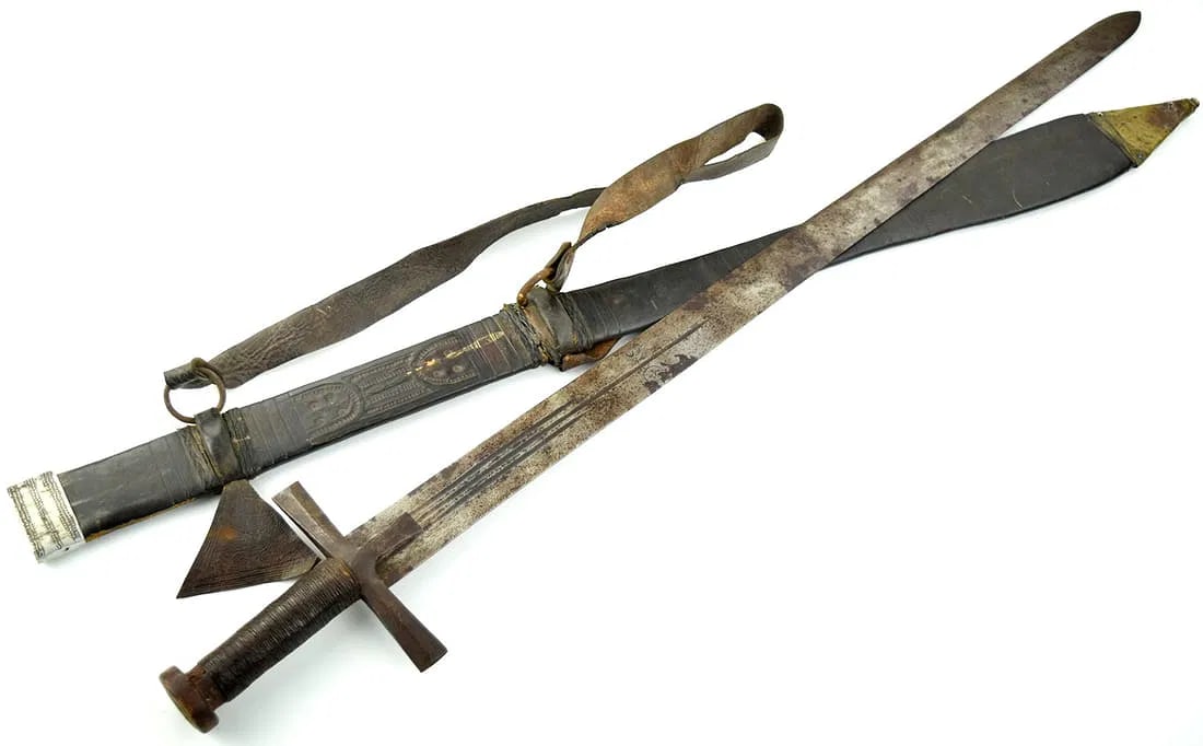 Good 19th C. African Sudanese KASKARA Sword (1 of 18)