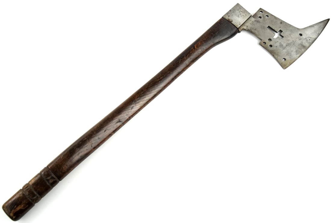 Good Quality Victorian era German or English Sapper's or Miner's Guild Axe of 17th C. Style. (1 of 13)