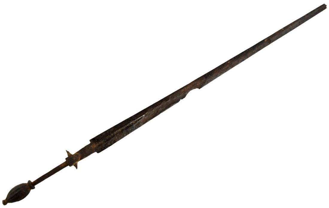 Excavated 16th 17th Century Central European Sword Blade with Inscribed Fuller. (1 of 20)
