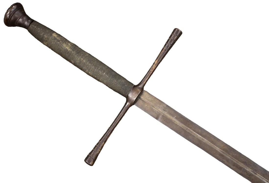 MASSIVE Victorian Medieval Revival Two-Handed Longsword in 15th–16th Century Style (1 of 19)