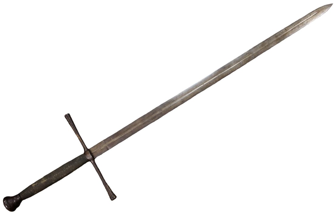 MASSIVE Victorian Medieval Revival Two-Handed Longsword in 15thâ€“16th Century Style - 2