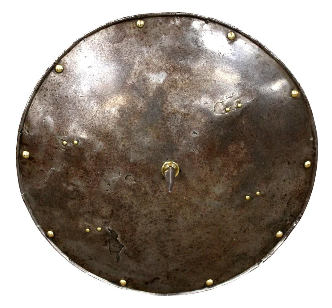 Rare 16th Century Italian Renaissance Brocchiero / Rotella Steel Buckler Shield with Central Spike (1 of 20)