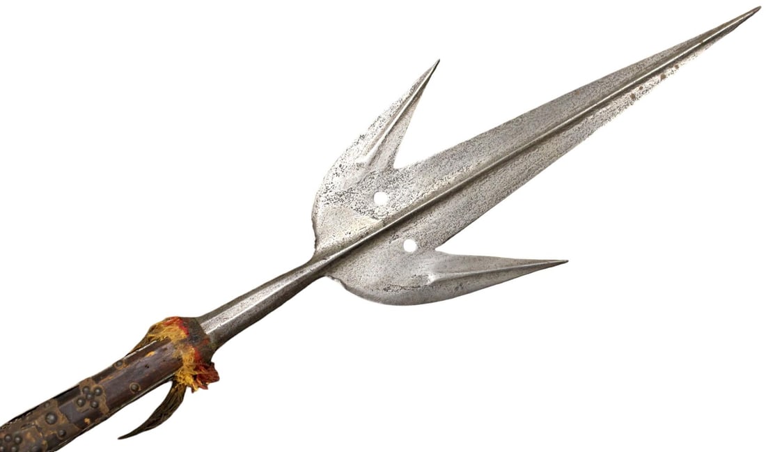 Rare Late 15th Early 16th Century Italian or German Renaissance War Spear Polearm with Original (1 of 20)