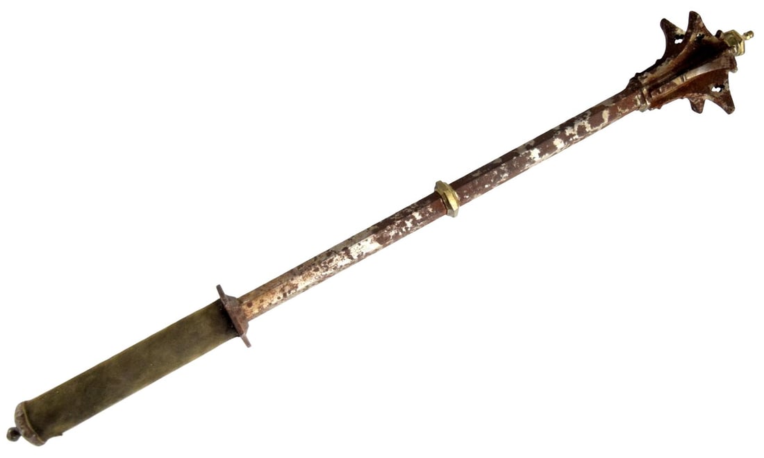 19th Century Central European Gothic Revival Fighting Mace in 16th Century Style (1 of 20)