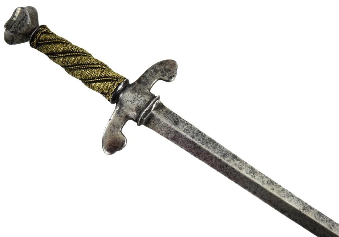 Fine Late 16th Early 17th Century Italian or German Main-Gauche Left-Hand Dagger (1 of 17)