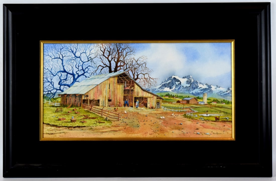 American Phil Horner Watercolor Alaska Painting. (1 of 7)