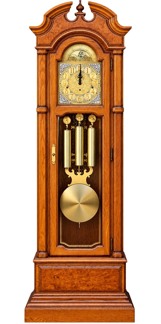 HOWARD MILLER GRAND FATHER CLOCK, NUMBER 165766 (1 of 12)