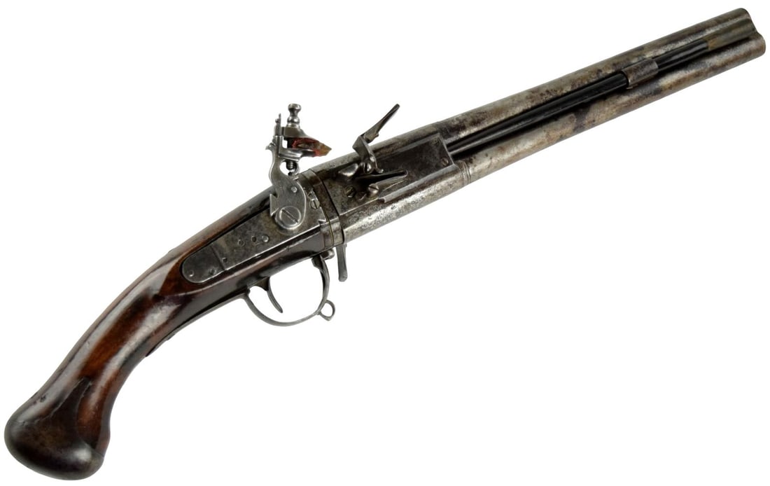A Good German Wheellock Hunting Rifle With Octagonal Barrel Circa 1735. (1 of 20)