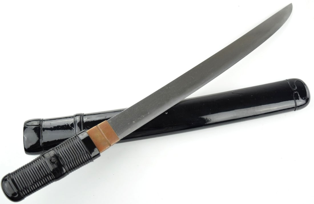 Japanese Samurai Edo Period TANTO Dagger Signed ''BISHU NO BUFUSA'' Likely KOTO era (1 of 20)