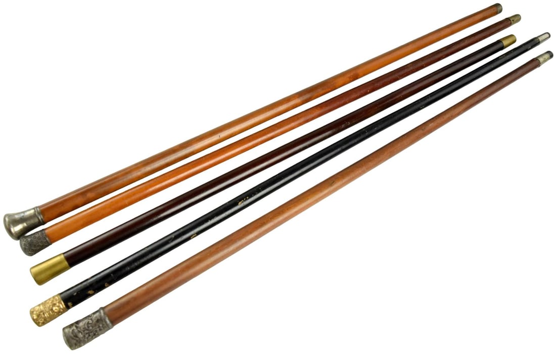 Group 5 Antique Walking Sticks Canes (1 of 8)
