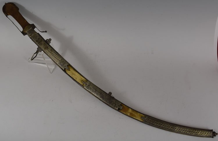 Moroccan Tourist Decorated Curved Sword (1 of 5)