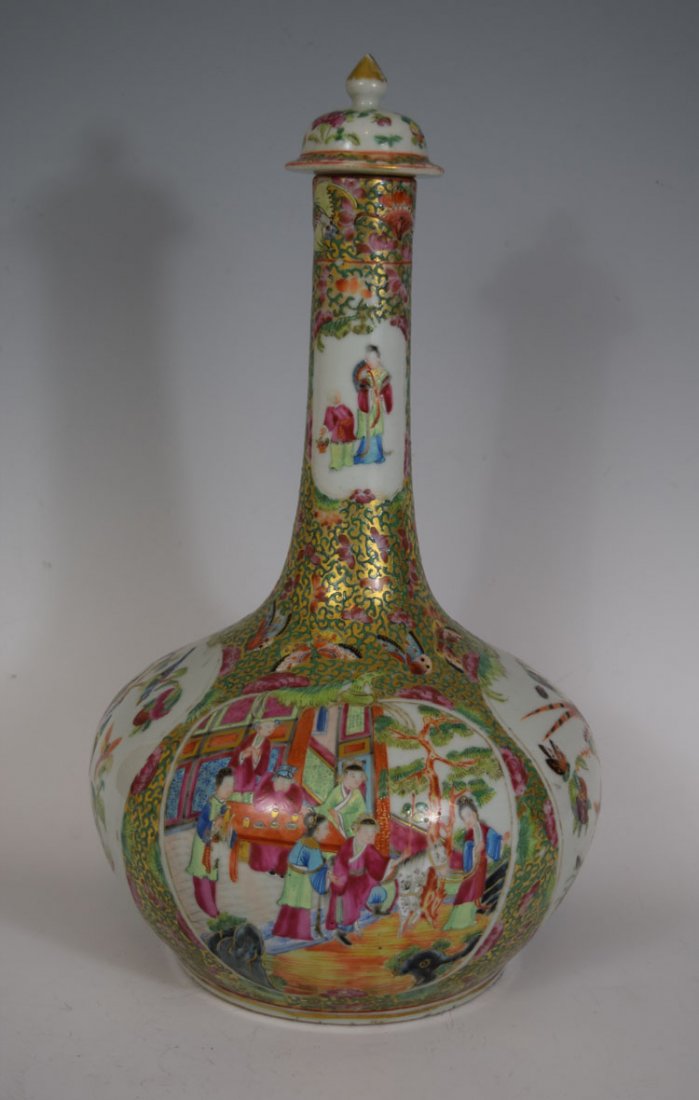 Large Chinese 19th Century Rose Medallion Porcelain (1 of 6)