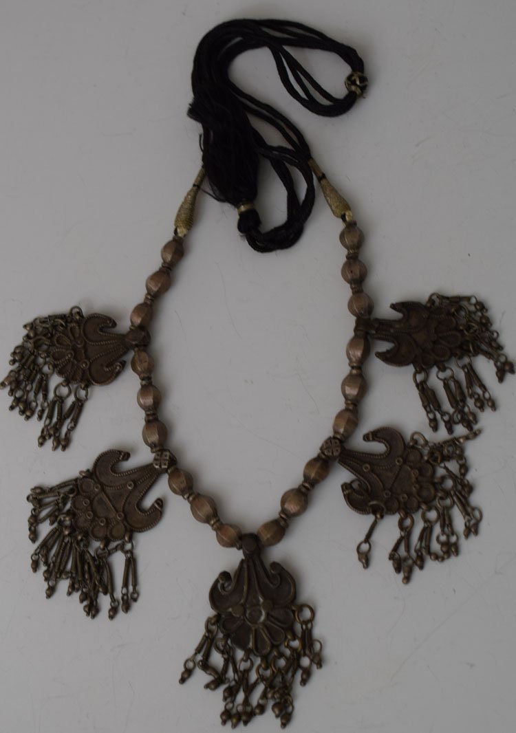 Antique Silver Indian Necklace (1 of 5)