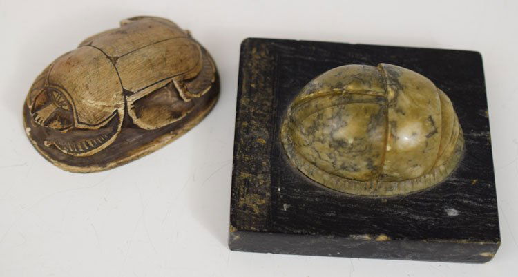 Pair of Egyptian Scarab Beetles (1 of 4)