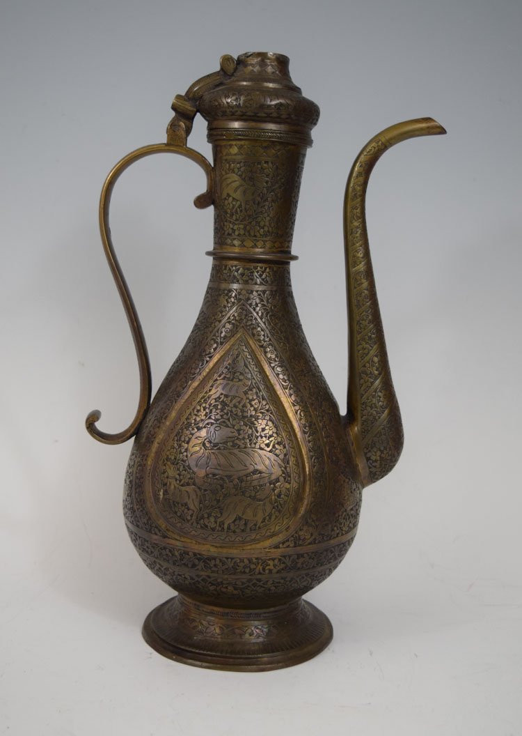 18th Century Persian Islamic Coffee Tea Pot (1 of 6)