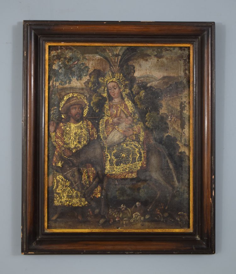 Late 18th Religious Painting (1 of 5)