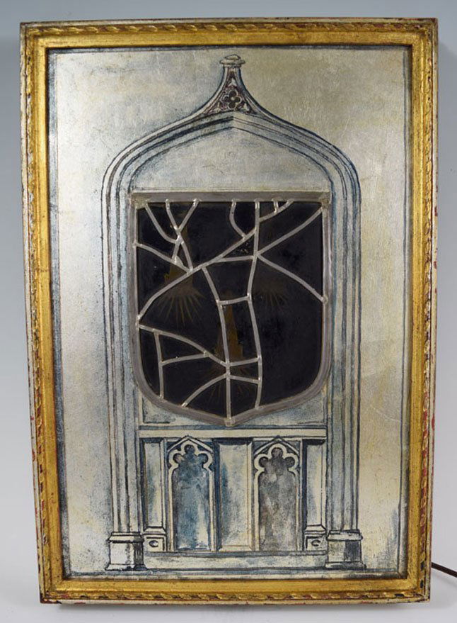 14th-15th C. European Lead Stained Glass w Family Crest (1 of 5)