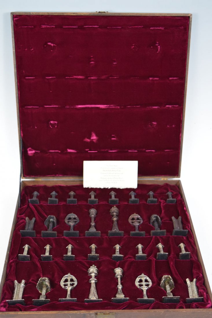 Charles Martel Richard Synek Hand Made Chess Set (1 of 6)