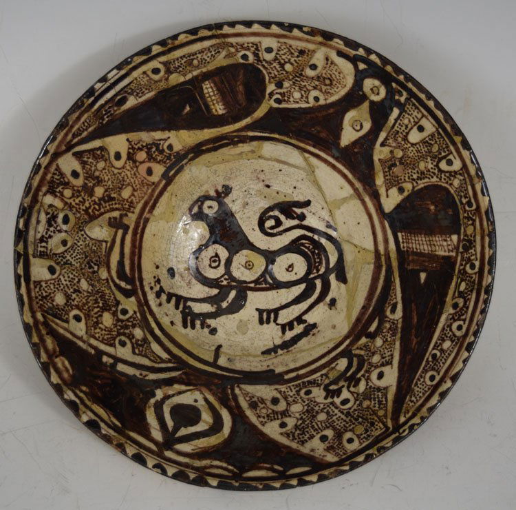 10-11th century Persian Islamic Nishapur Ceramic Bowl (1 of 5)