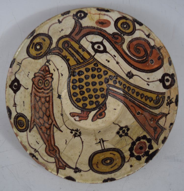 12th century Persian Islamic Nishapur Ceramic Bowl (1 of 3)