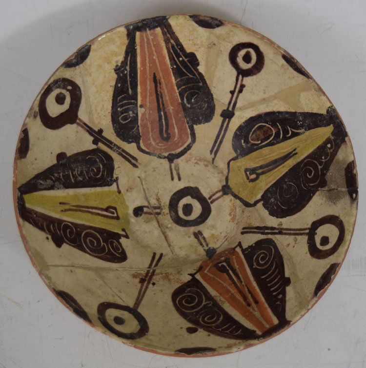 12th C Persian Islamic Nishapur Ceramic Bowl (1 of 5)