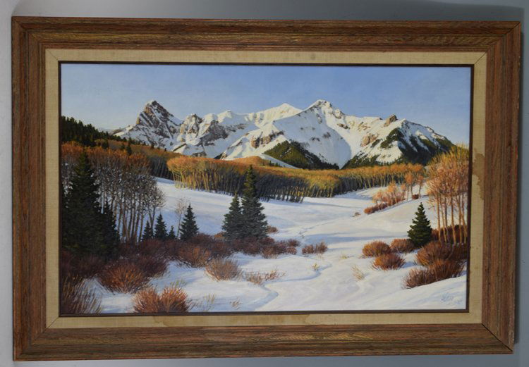Colorado Mountains Painting By Ralph Oberg (1 of 3)