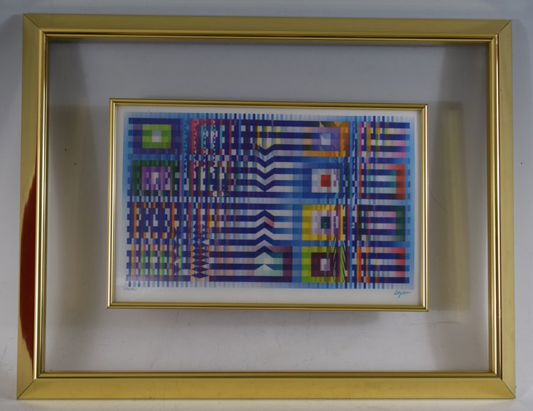 Yaacov Agam (israeli, B. 1928) Untitled Lithograph (1 of 6)