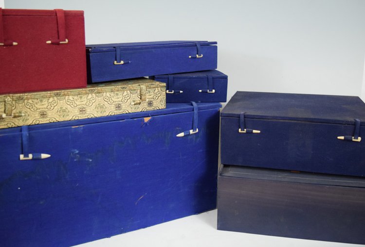 Lot of 7 Chinese Empty Boxes (1 of 3)